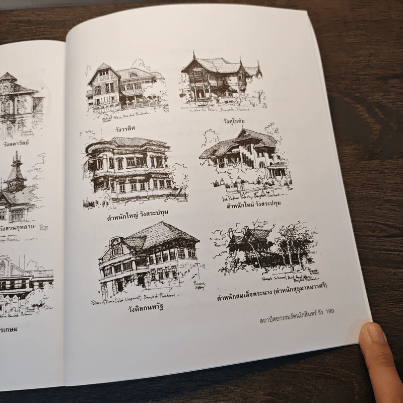 สารานุกรมภาพลายเส้นสถาปัตยกรรมรัตนโกสินทร์ เล่ม 2 วัง รูปที่ 12