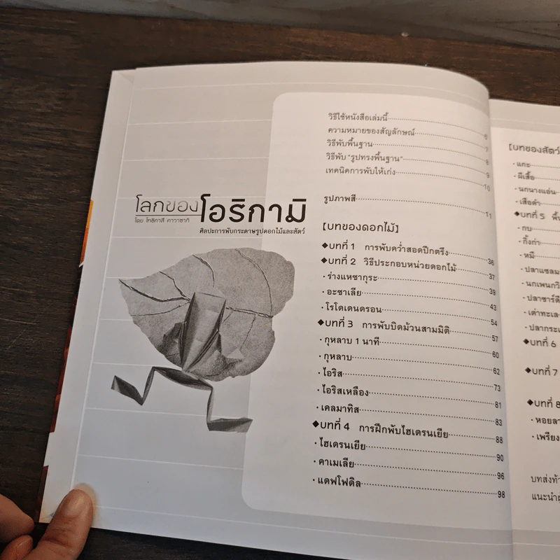 โลกของโอริกามิ ศิลปะการพับกระดาษรูปดอกไม้และสัตว์ - โทชิคาสึ โกวิทย์ เลี้ยงกอสกุล รูปที่ 7
