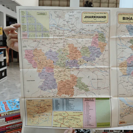Tourist Road Map of BIHAR & JHARKHAND รูปที่ 8
