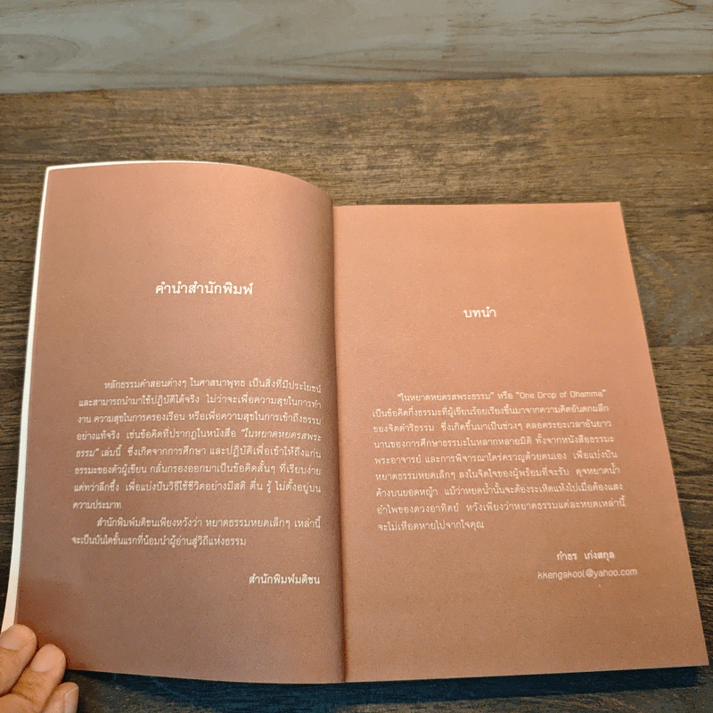 ในหยาดหยดรสพระธรรม One Drop of Dhamma - กำธร เก่งสกุล รูปที่ 7