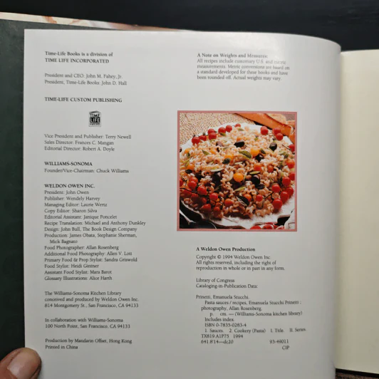 Williams-Sonoma Kitchen Library: Pasta Sauces รูปที่ 6