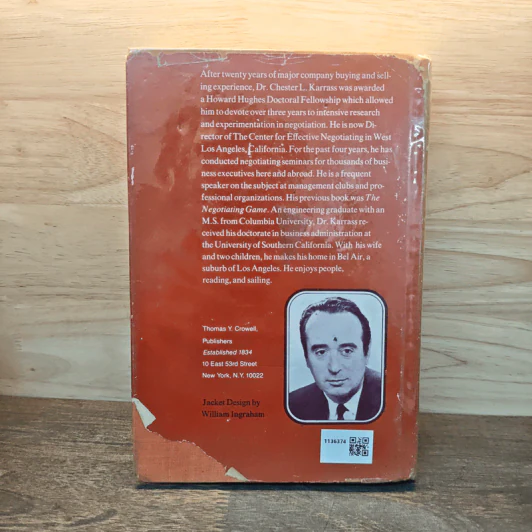 Give & Take: The Complete Guide to Negotiating Strategies & Tactics - Chester L. Karrass รูปที่ 5