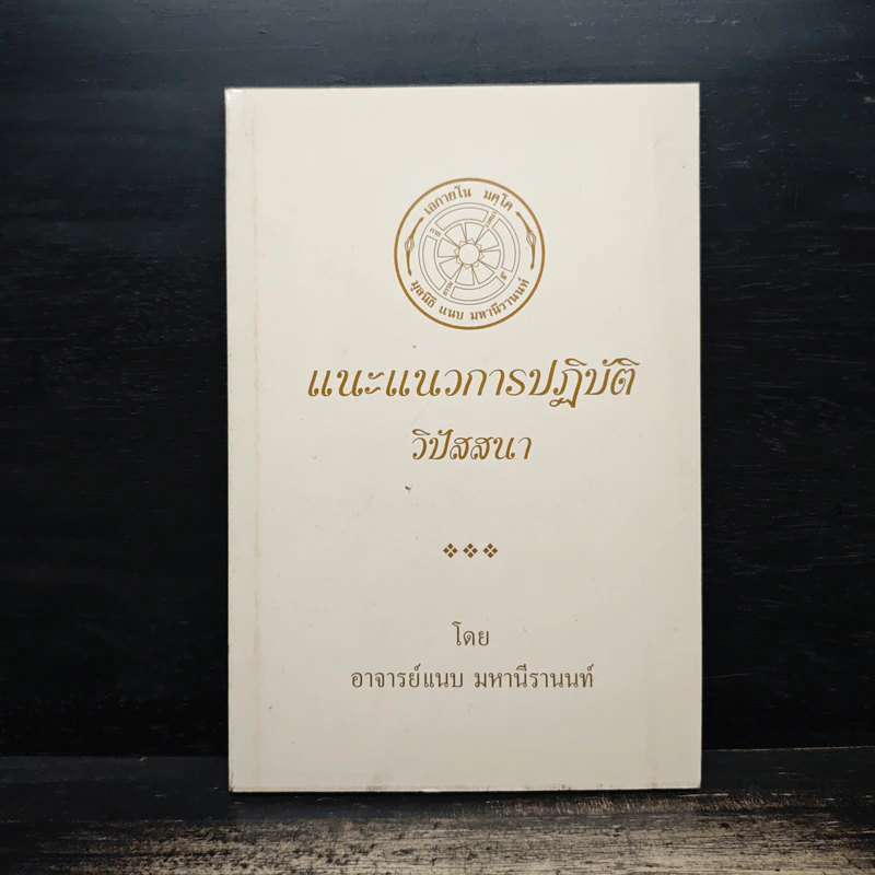 แนะแนวการปฏิบัติ วิปัสสนา - อาจารย์แนบ มหานีรานนท์ รูปที่ 1