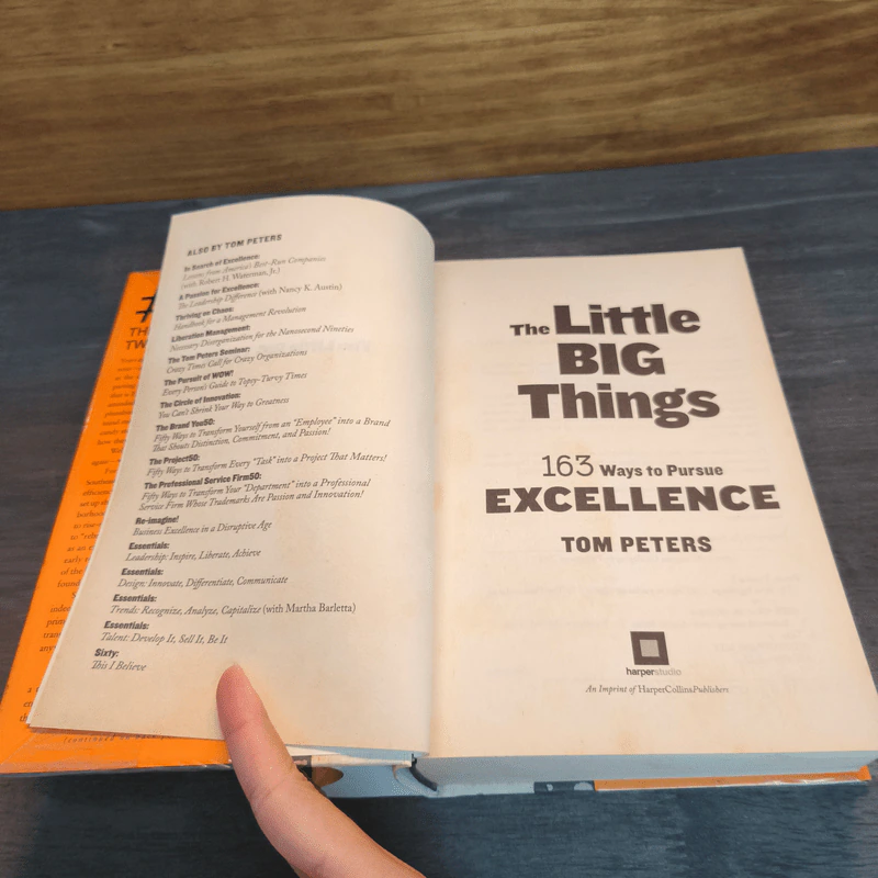The Little Big Things: 163 Ways to Pursue Excellence - Tom Peters รูปที่ 6