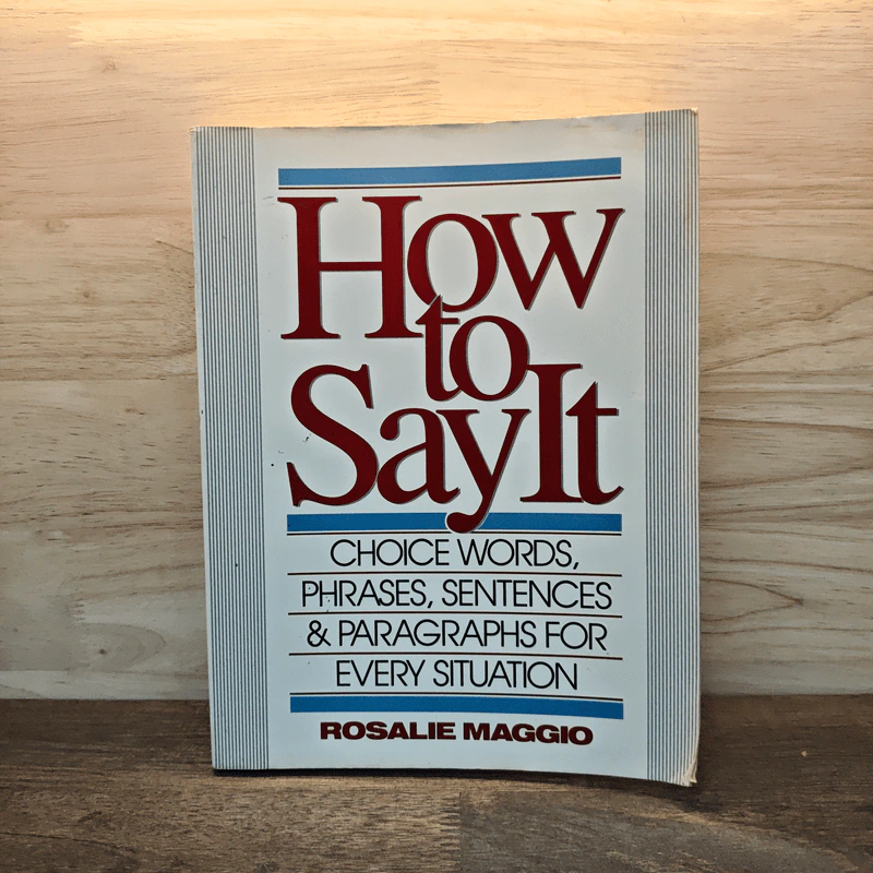 How to Say It - Rosalie Maggio รูปที่ 1