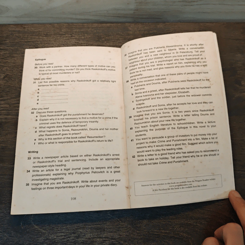Crime and Punishment (Penguin Readers Level 6) - Fyodor Dostoevsky รูปที่ 8