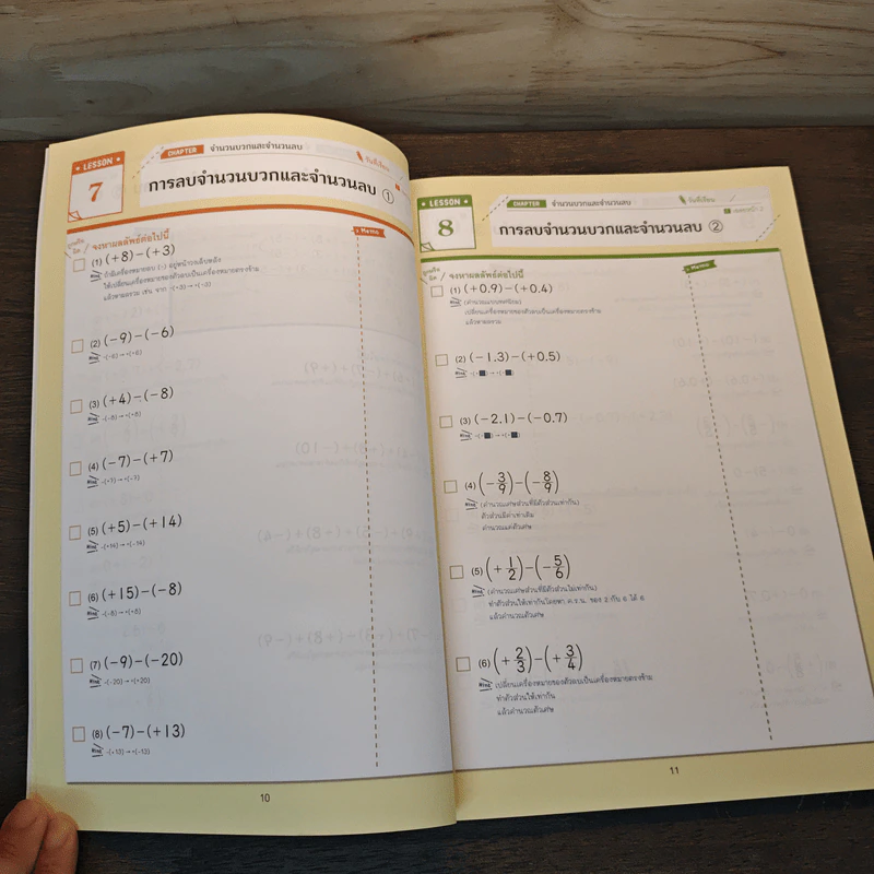 ทุกโจทย์มีคำใบ้ ยากแค่ไหนก็ทำได้ คณิตศาสตร์ ม.1 - Gakken รูปที่ 6