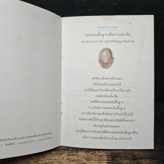 ความอดทน คุณธรรมพื้นฐานเพื่อความสำเร็จ - พระธรรมโกศาจารย์ (หลวงพ่อปัญญานันทภิกขุ) รูปที่ 6