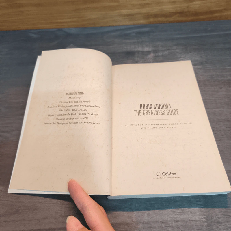 The Greatness Guide: 101 Lessons for Making What’s Good at Work and in Life Even Better - Robin Sharma รูปที่ 6