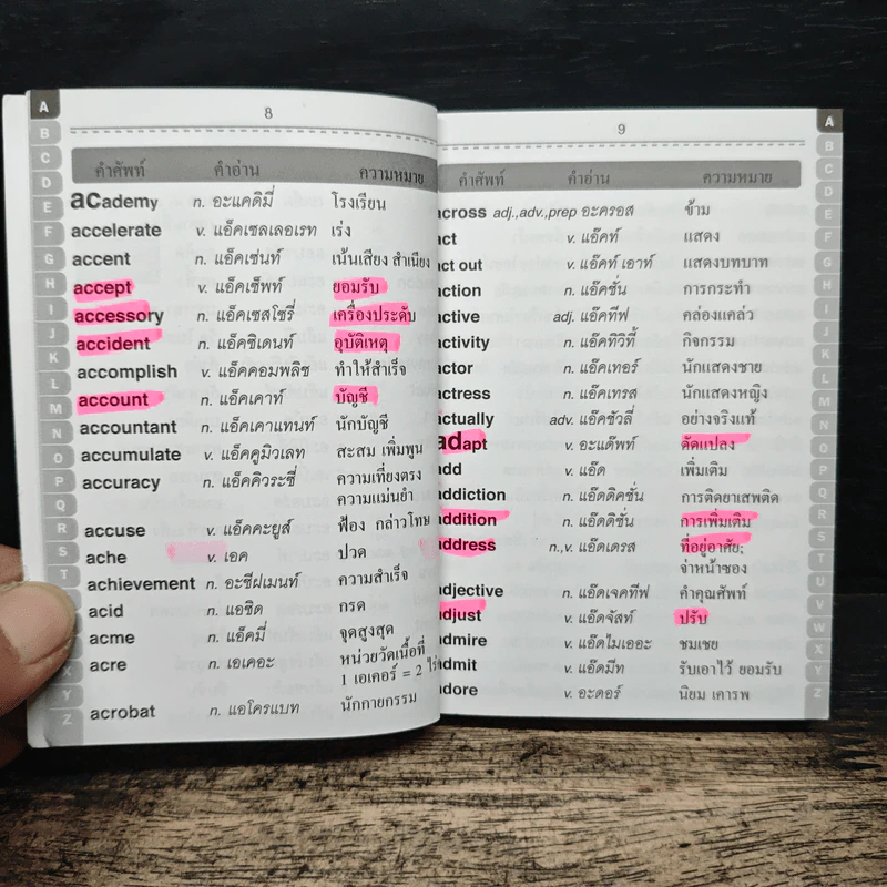 พจนานุกรมศัพท์อังกฤษต้องรู้ 5000 คำ (Quick 5000 Essential English Vocab) รูปที่ 8