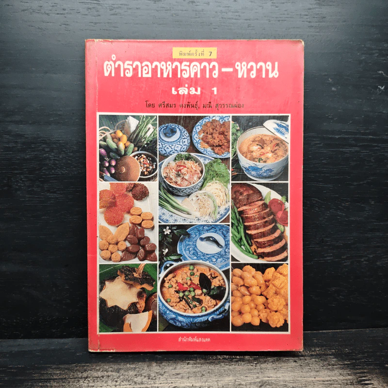 ตำราอาหารคาว-หวาน เล่ม 1 - ศรีสมร คงพันธุ์, มณี สุวรรณผ่อง รูปที่ 1