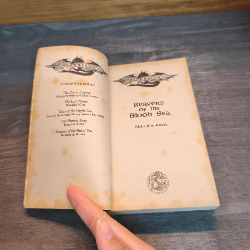 Dragonlance Reavers of the Blood Sea - Richard A.knaak รูปที่ 7