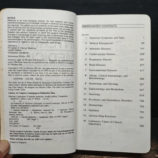 Harrison's Principles of Internal Medicine - Companion Handbook รูปที่ 6