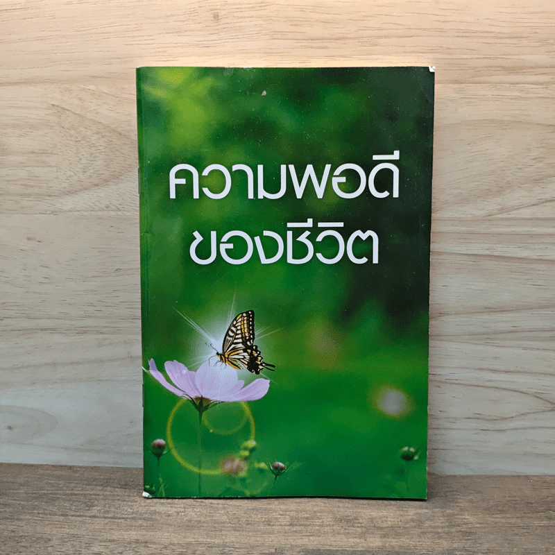 ความพอดีของชีวิต รูปที่ 1