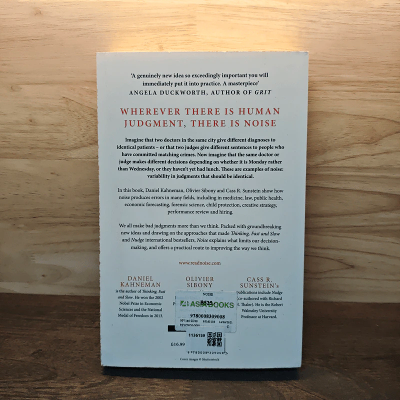 Noise: A Flaw in Human Judgment - Daniel Kahneman รูปที่ 5
