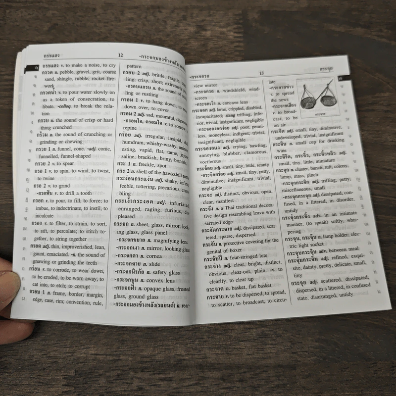 พจนานุกรมไทย-อังกฤษ ฉบับทันสมัย Thai-English Dictionary Mini Edition รูปที่ 7