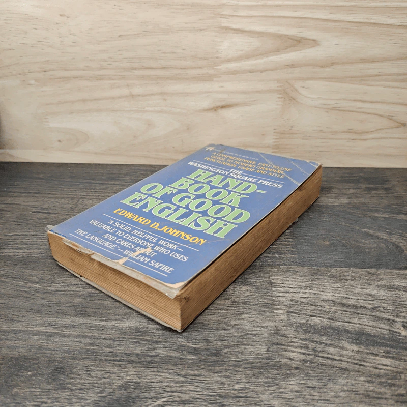 The Washington Square Press Hand-Book of Good English - Edward D. Johnson รูปที่ 3