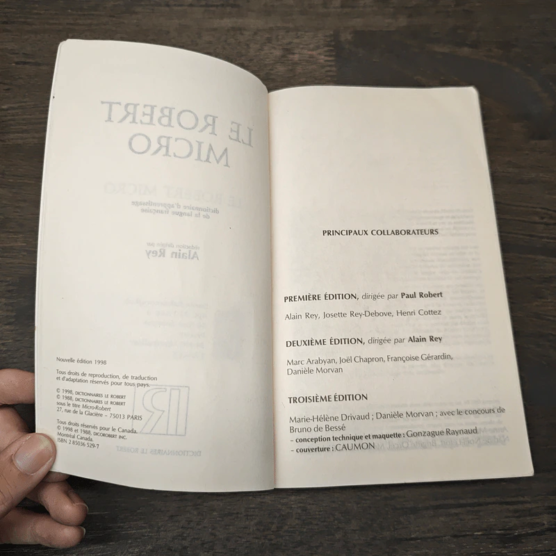 Le Robert Micro: Dictionnaire De La Langue Francaise รูปที่ 6