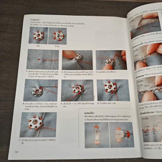 การเย็บจักรขั้นพื้นฐาน รูปที่ 10