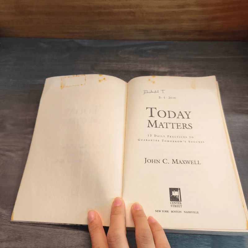 Today Matters - John C. Maxwell รูปที่ 7