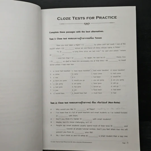 Cloze Tests for Practice - Kru Aimusa Phoomsawat รูปที่ 8