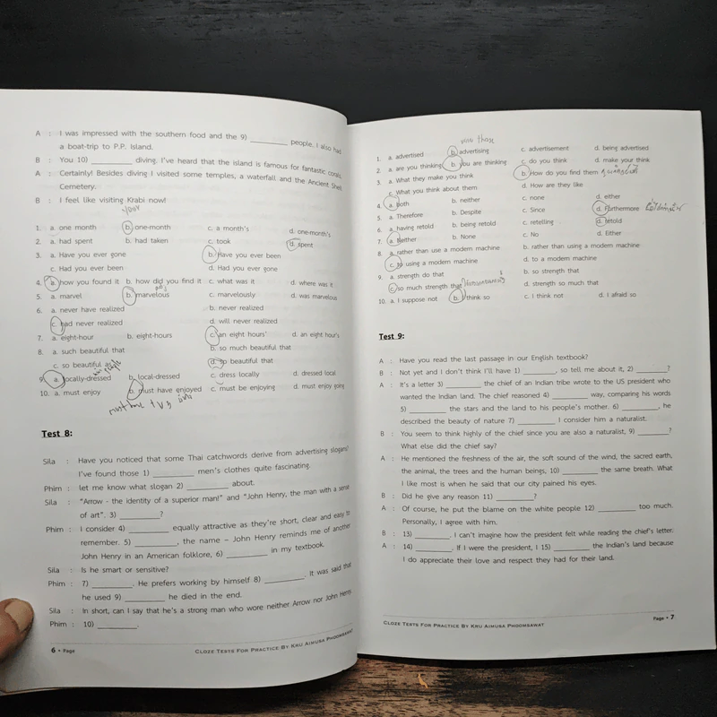 Cloze Tests for Practice - Kru Aimusa Phoomsawat รูปที่ 10