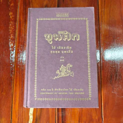 วรรณกรรมชุด 100 ปี 4 นักเขียนไทย (ละครแห่งชีวิต, ผู้ดี, ข้างหลังภาพ, ขุนศึก, 400 คำถาม รวม 14 เล่ม) + กล่องไม้ รูปที่ 10