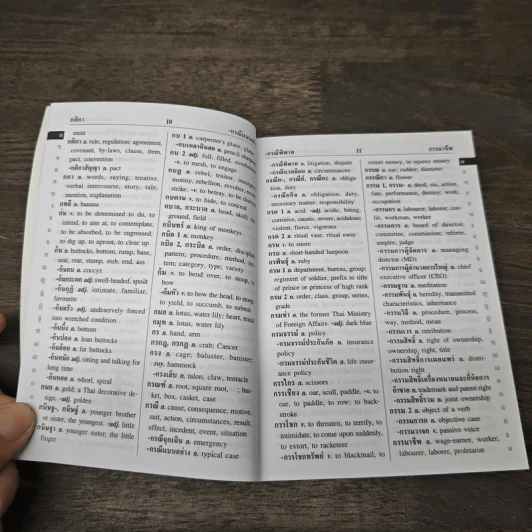 พจนานุกรมไทย-อังกฤษ ฉบับทันสมัย SE-ED's Modern Thai-English Dictionary Mini Edition รูปที่ 7