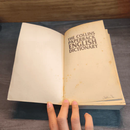 The Collins paperback English dictionary รูปที่ 6