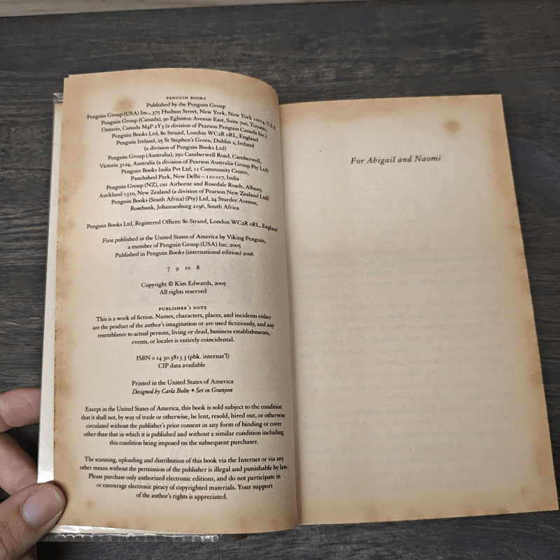The Memory Keeper's Daughter - Kim Edwards รูปที่ 6