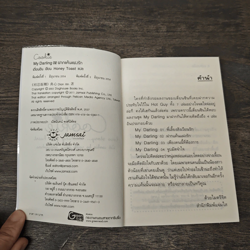 My Darling 02 ฝากแค้นแฝงรัก - เตี่ยนซิน, Honey Toast รูปที่ 6