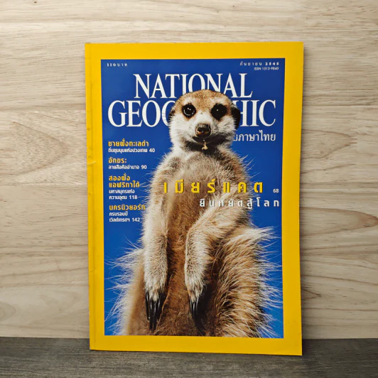 National Geographic ก.ย.2545 เมียร์แคต ยืนหยัดสู้โลก รูปที่ 1