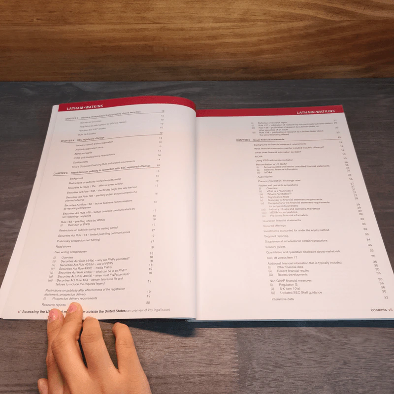 Accessing the US capital markets from outside the United States 2011 Edition รูปที่ 7