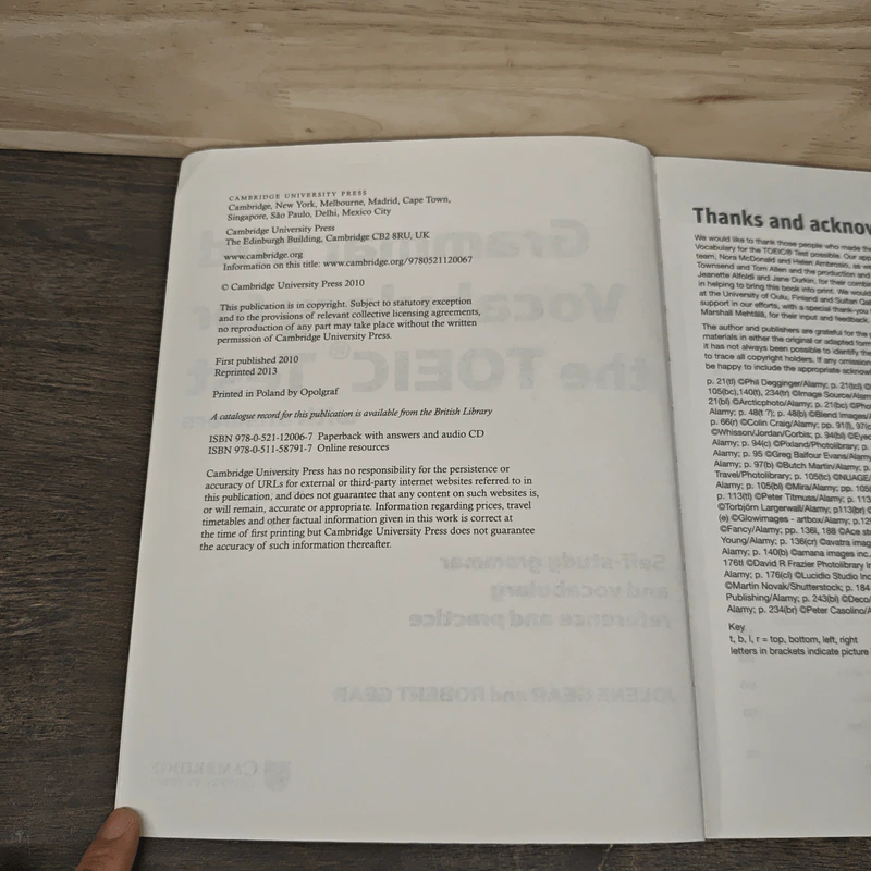 Cambridge Grammar and Vocabulary for the TOEIC Test - Jolene Gear, Robert Gear รูปที่ 6