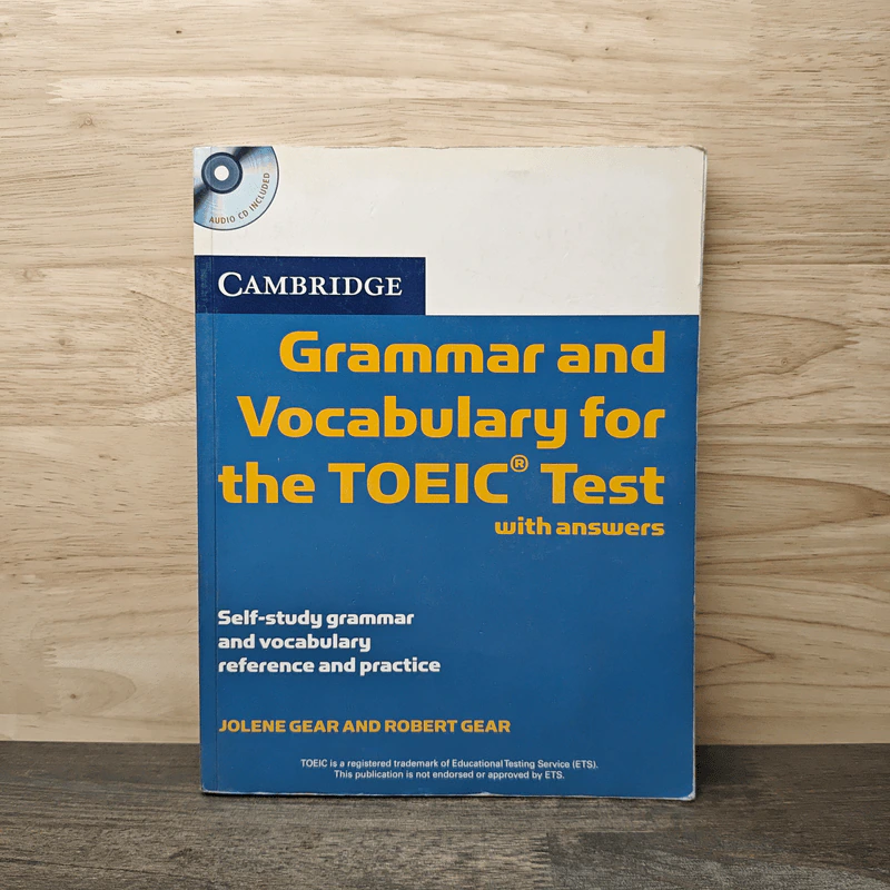 Cambridge Grammar and Vocabulary for the TOEIC Test - Jolene Gear, Robert Gear รูปที่ 1