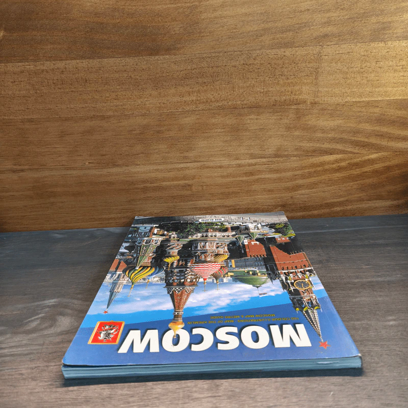 Moscow 160 Colour Illustrations Map of the Kremlin Moscow Map & Metro Guide รูปที่ 4