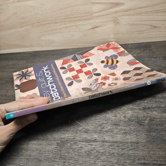 easy quilt & patchwork Step by Step ของการเย็บต่อผ้าให้เป็นลวดลาย รูปที่ 6