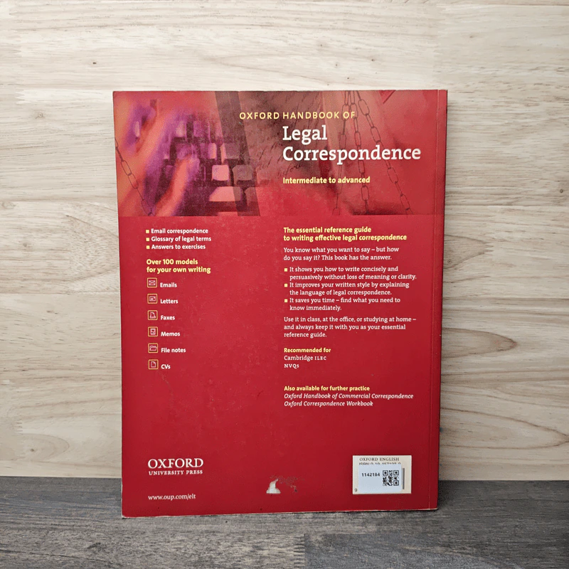Oxford Handbook of Legal Correspondence - Rupert Haigh รูปที่ 5