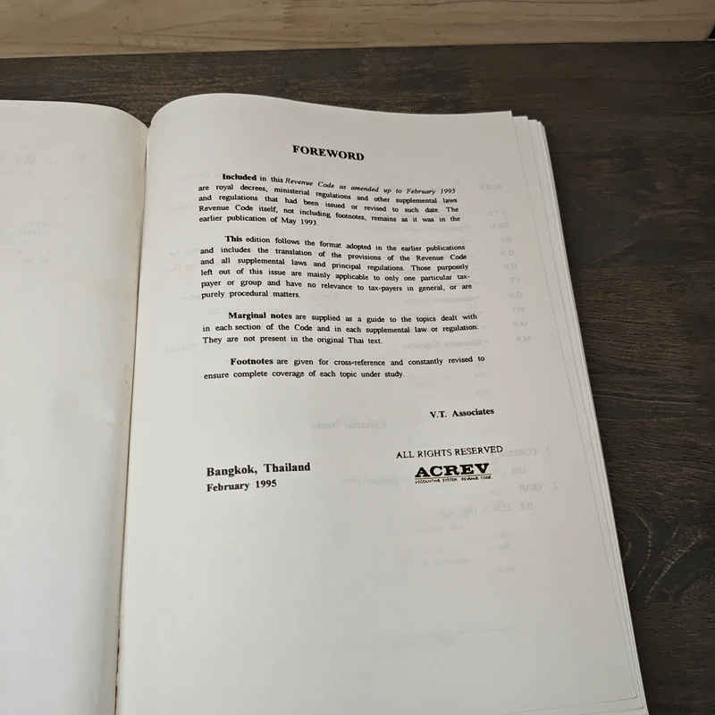 The Revenue Code 1995 - V. T. ASSOCIATES รูปที่ 6