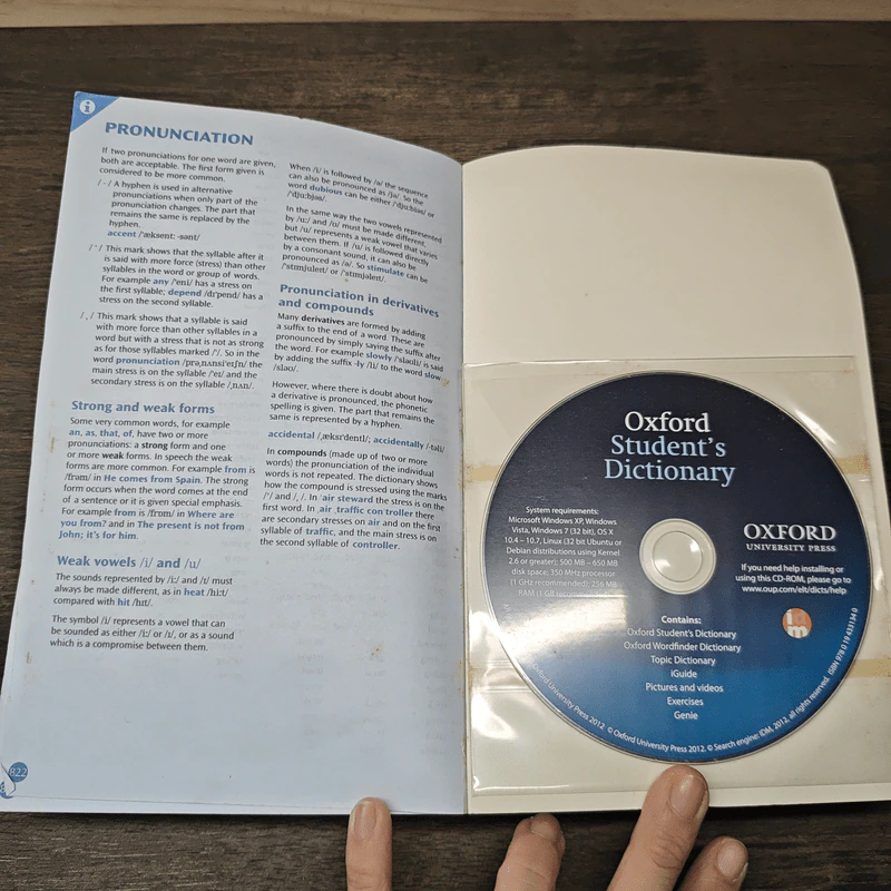 Oxford Student's Dictionary (มี CD) รูปที่ 7