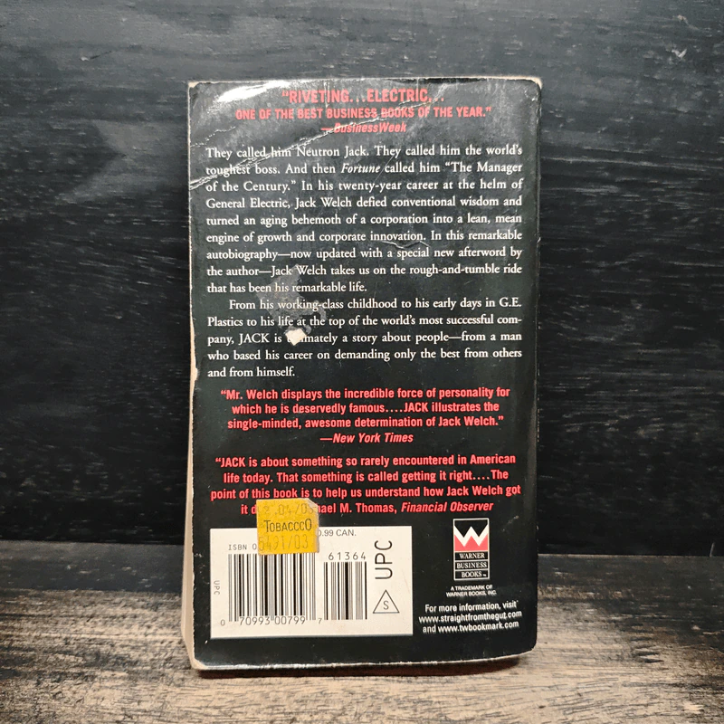 Jack: Straight from the Gut - Jack Welch, John A. Byrne รูปที่ 2