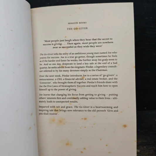 The Go-Giver - Bob Burg, John David Mann รูปที่ 6