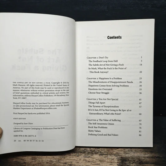 The Subtle Art of Not Giving a F*ck - Mark Manson รูปที่ 6