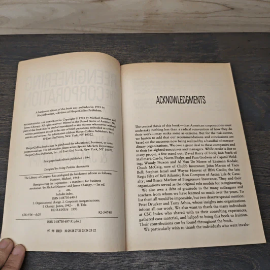 Reengineering The Corporation - Michael Hammer, James Champy รูปที่ 6