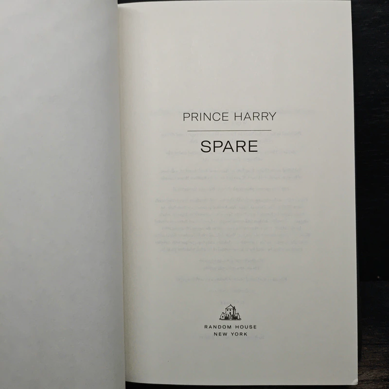SPARE - Prince Harry รูปที่ 2