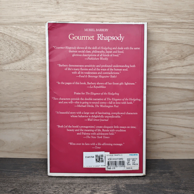 Gourmet Rhapsody - Muriel Barbery รูปที่ 5