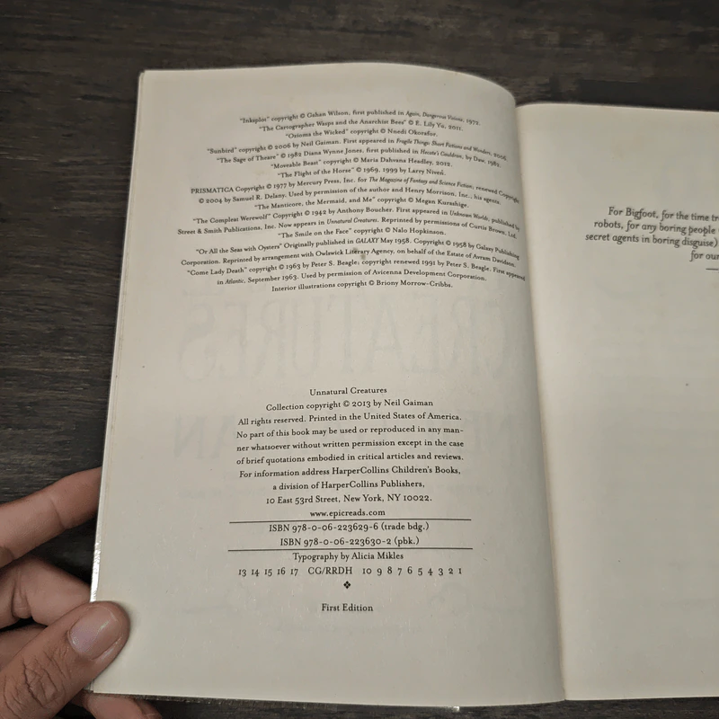 Unnatural Creatures: Stories Selected - Neil Gaiman รูปที่ 6