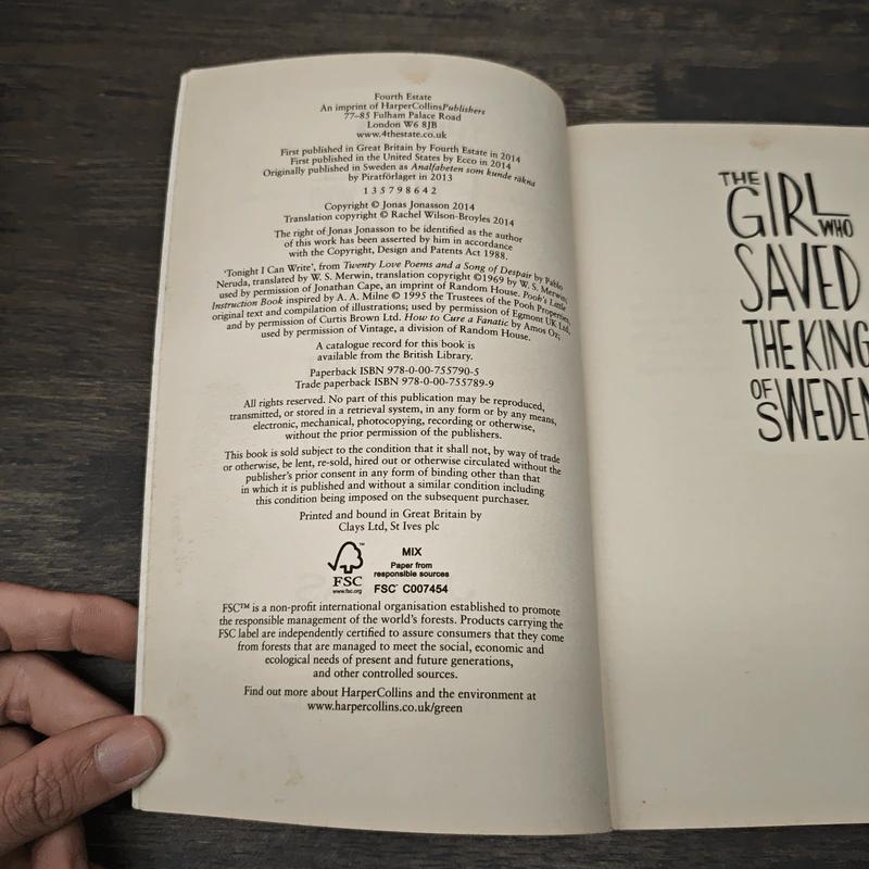 The Girl Who Saved the King of Sweden - Jonas Jonasson รูปที่ 6