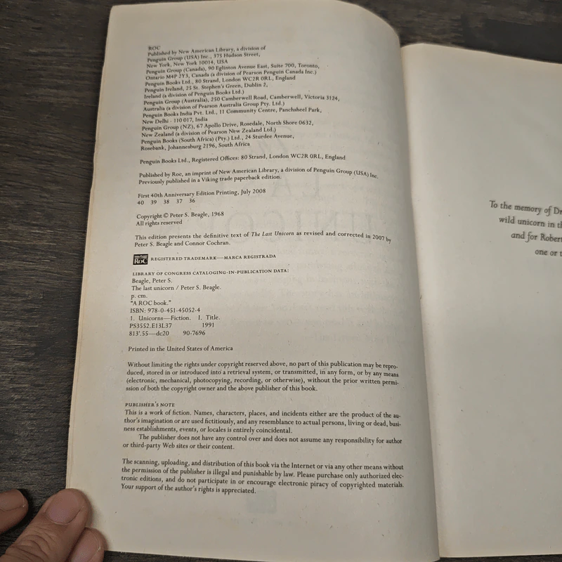 The Last Unicorn (40th Anniversary Edition) - Peter S. Beagle, Patrick Rothfuss รูปที่ 6