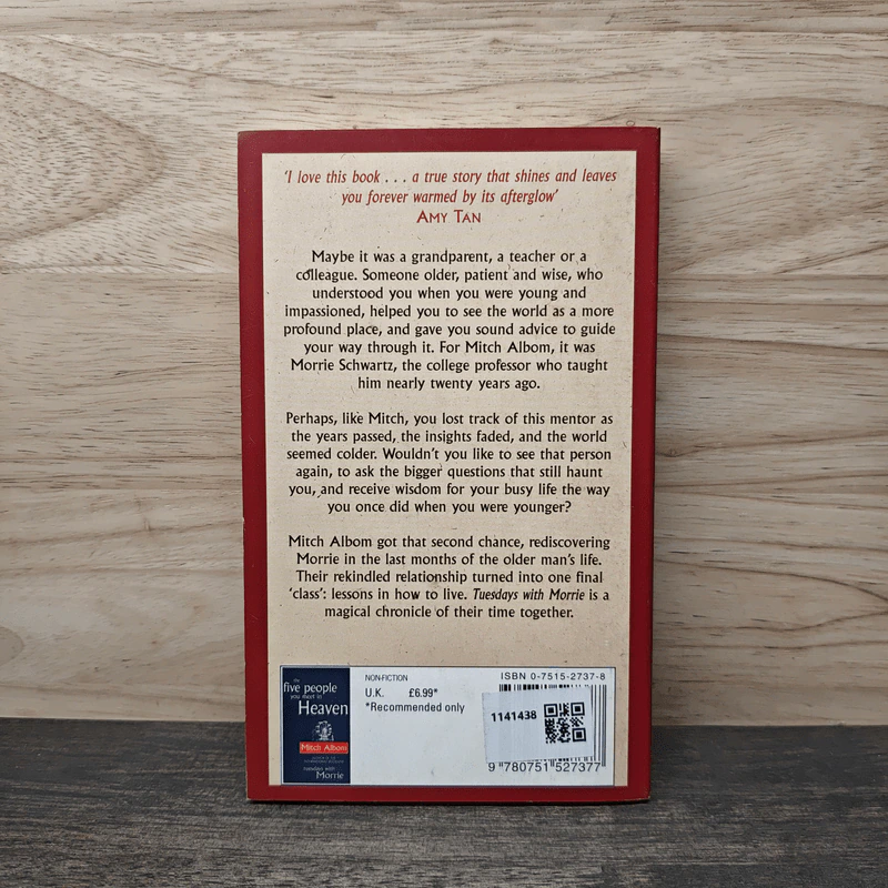 Tuesdays with Morrie - Mitch Albom รูปที่ 5